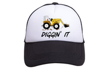 Load image into Gallery viewer, Diggin&#39; It by Tiny Trucker Hat
