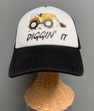 Load image into Gallery viewer, Diggin&#39; It by Tiny Trucker Hat
